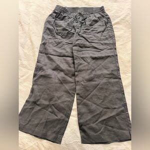 INC International Concepts Black Linen Pants
